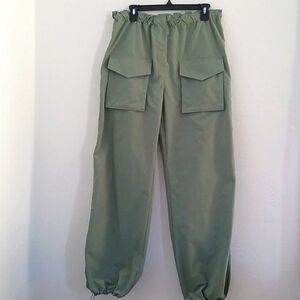 Love Tree Olive Green Cargo Joggers